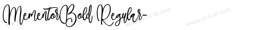 MementorBold Regular字体转换 MementorBold Regular字体转换